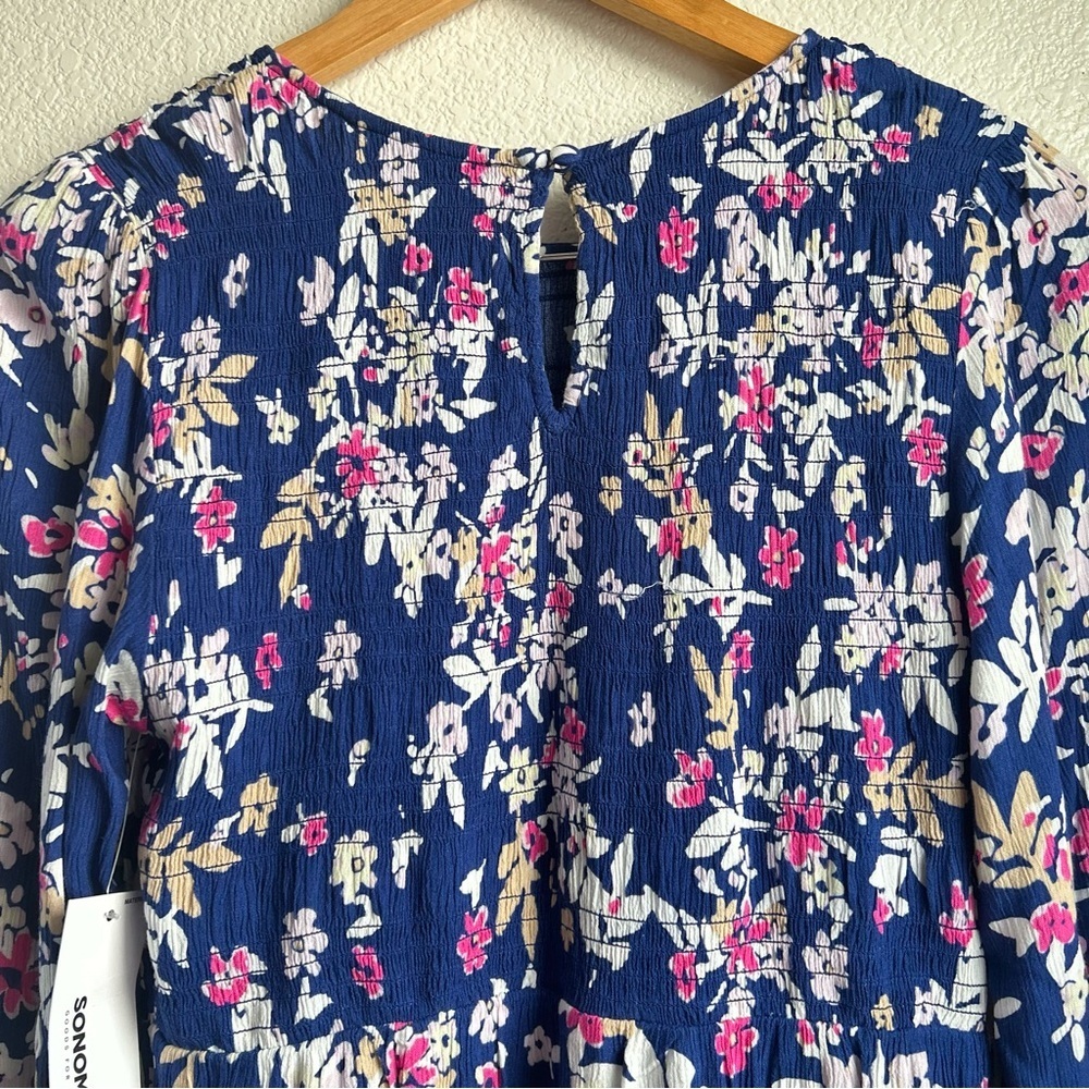 NEW Sonoma | Floral Long Sleeve Maternity Mini Dress - Picture 6 of 12